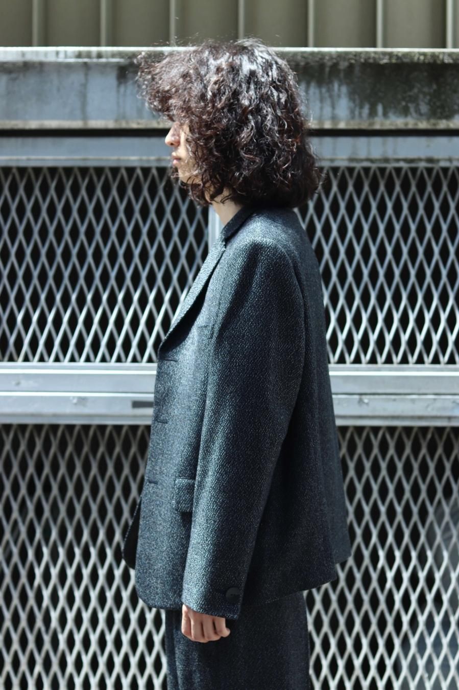 MASU（エムエーエスユー）のMELANGE TWEED TAILORED JACKET-MELANGE