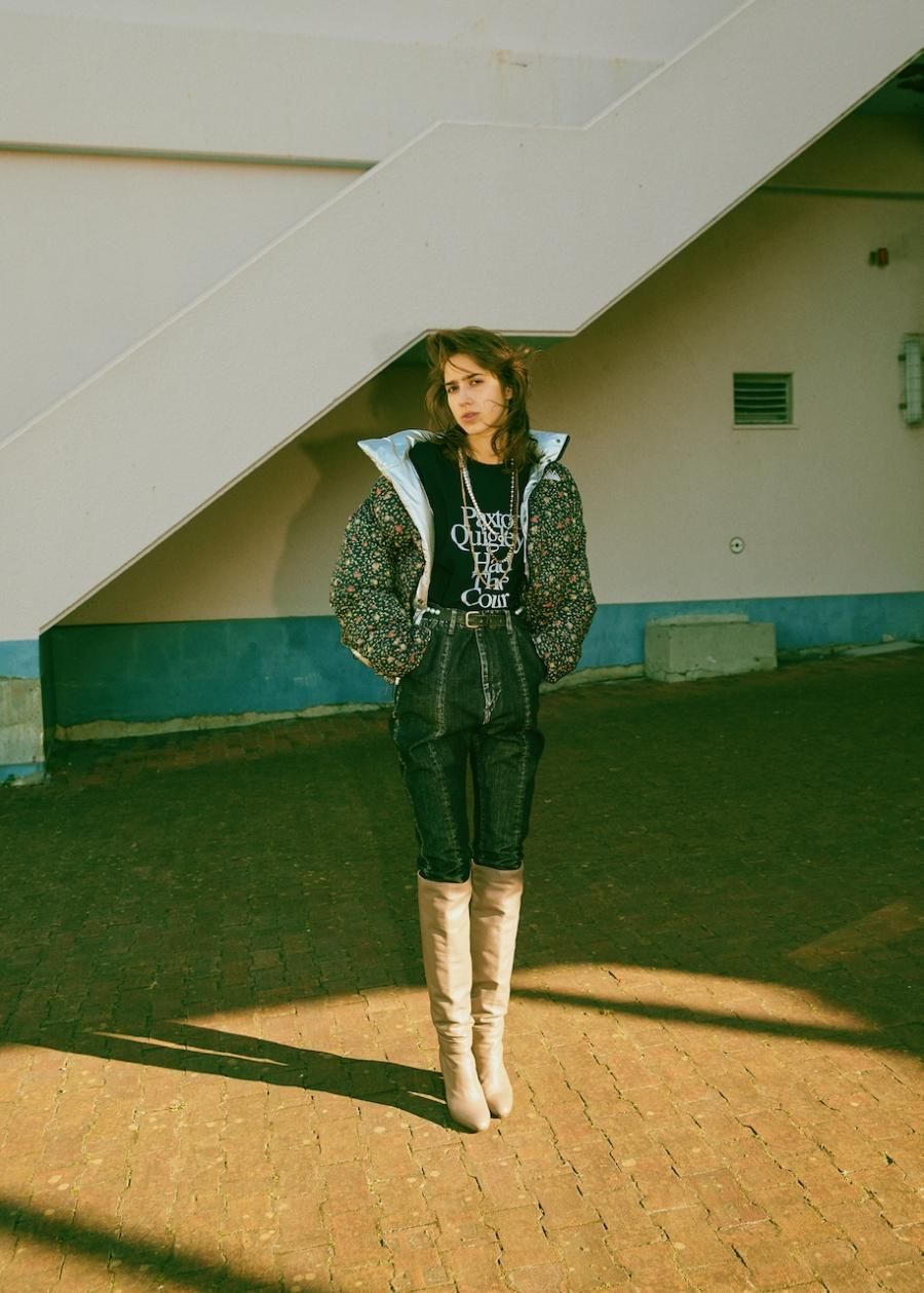 soe（ソーイ）のPearl Studs Belt（パールスタッズベルト）の