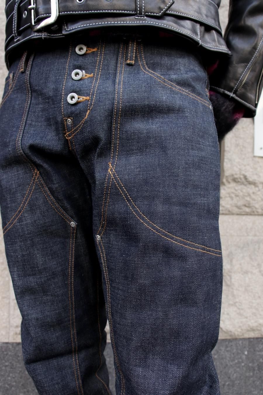 SUGARHILL（シュガーヒル）のSELVEDGE DENIM DOUBLE KNEE STRAIGHT