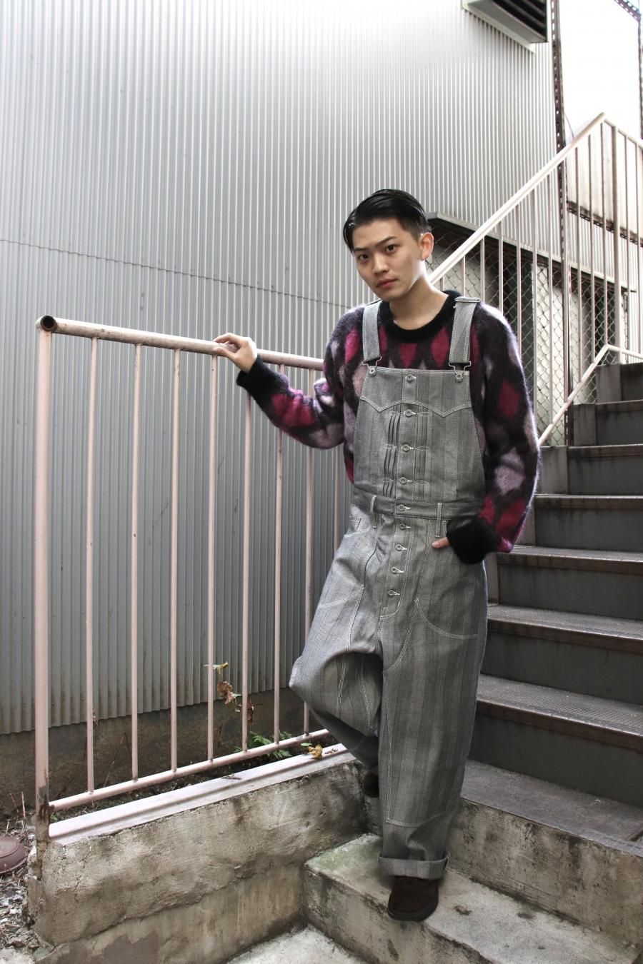 SUGARHILL（シュガーヒル）のHERRINGBONE HICKORY OVERALL