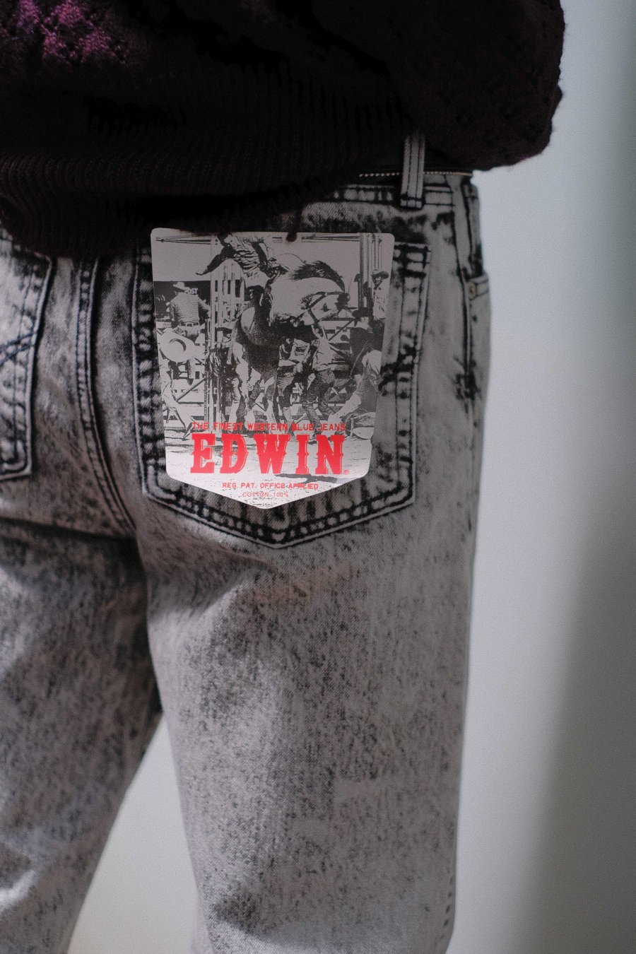 soe（ソーイ）のBleach & Color Jeans collaborated with EDWIN-WHITE ...