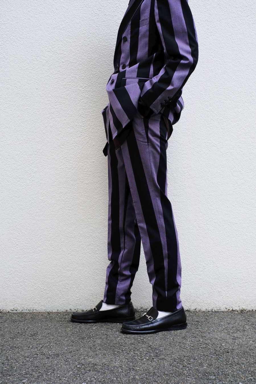 LITTLEBIG（リトルビッグ）のStripe Slim Trousers（ストライプスリムトラウザーズ）の通販サイト-大阪 堀江 PALETTE  art alive（パレットアートアライヴ）-