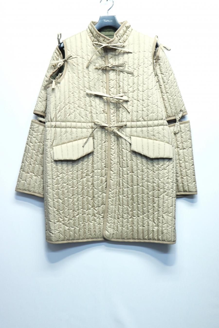 BELPER（ベルパー）のSTRINGS QUILTING COAT-BEIGE（キルティング 