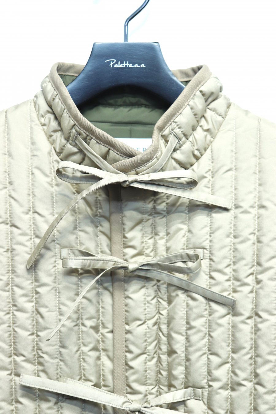 BELPER（ベルパー）のSTRINGS QUILTING COAT-BEIGE（キルティングコート）の通販サイト-大阪 堀江 PALETTE art  alive（パレットアートアライヴ）-