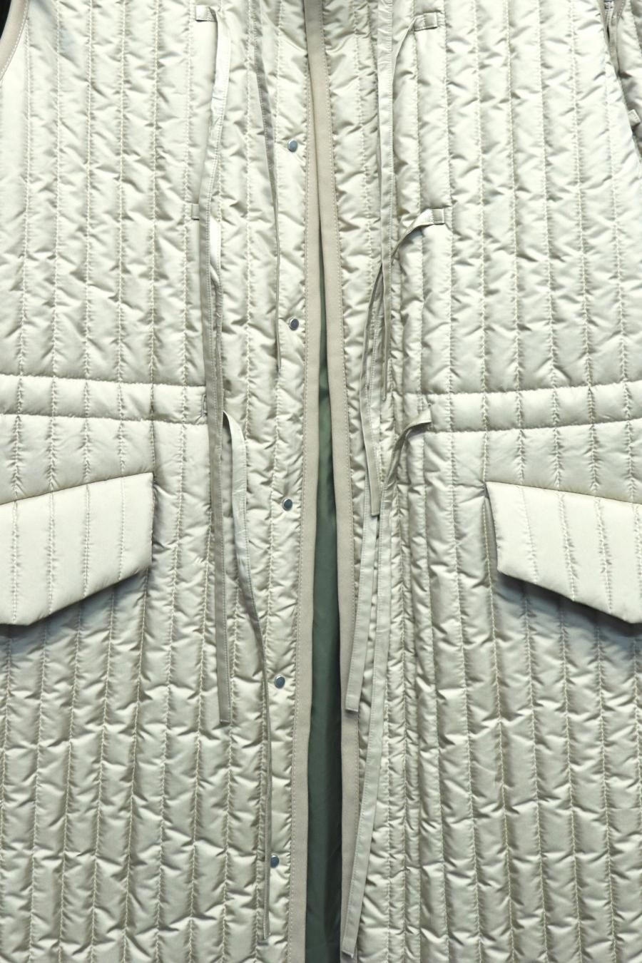BELPER（ベルパー）のSTRINGS QUILTING COAT-KHAKI