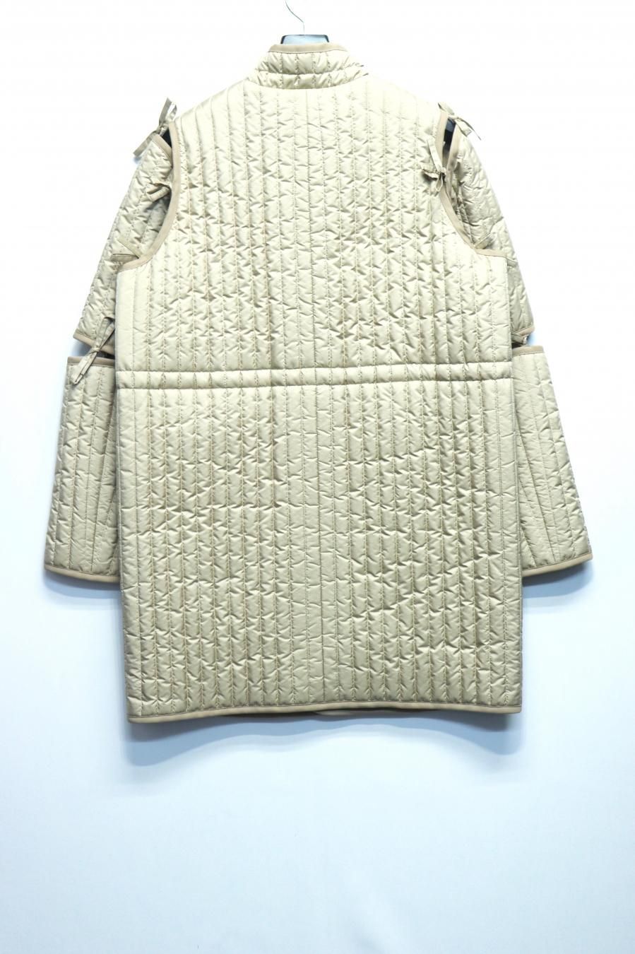 BELPER（ベルパー）のSTRINGS QUILTING COAT-BEIGE