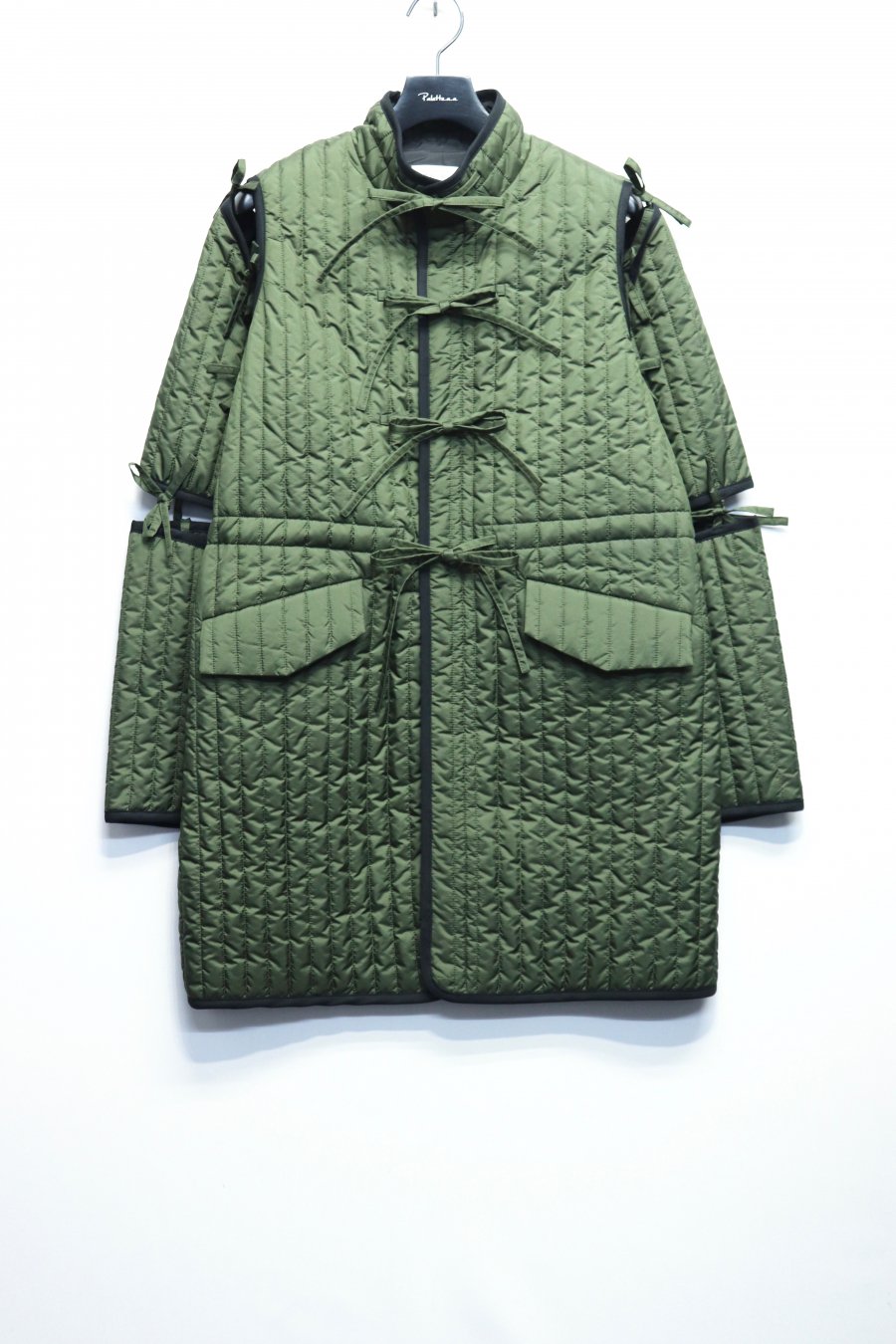 BELPER（ベルパー）のSTRINGS QUILTING COAT-KHAKI（キルティング