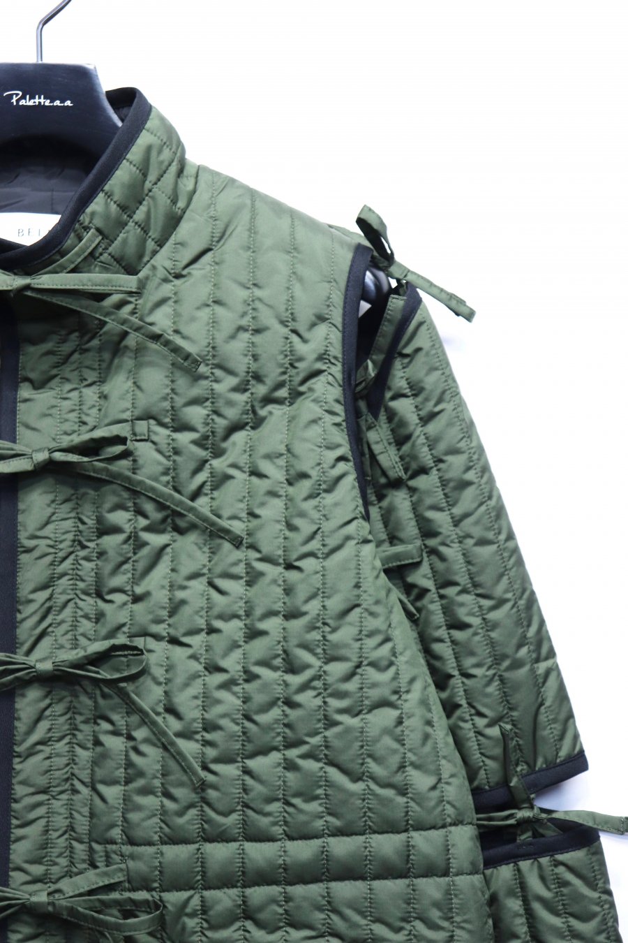 BELPER（ベルパー）のSTRINGS QUILTING COAT-KHAKI（キルティングコート）の通販サイト-大阪 堀江 PALETTE art  alive（パレットアートアライヴ）-