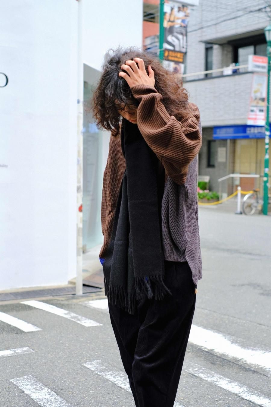 【elephant TRIBAL fabrics】セーター/ブラウン elephant TRIBAL fabrics（エレファントトライバルファブリック