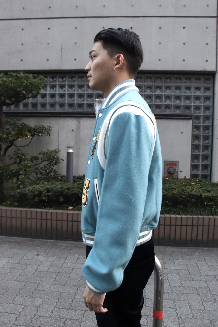 SUGARHILL（シュガーヒル）のEMBROIDARY TEDDY JACKET（スタジャン）の 