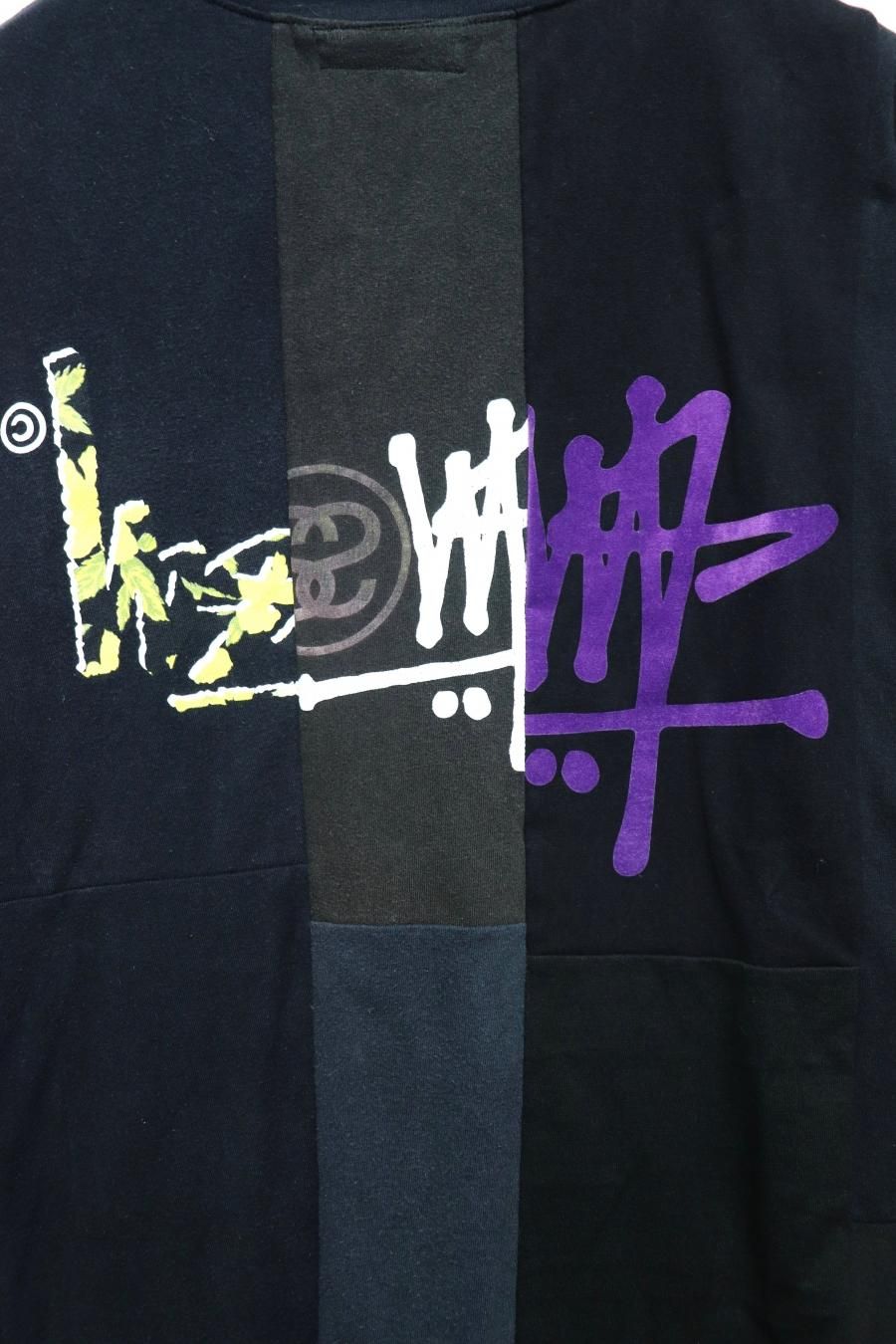 Stussy TAKAYA HIOKI 再構築 パッチワーク リメイク Tシャツ季節感春夏 