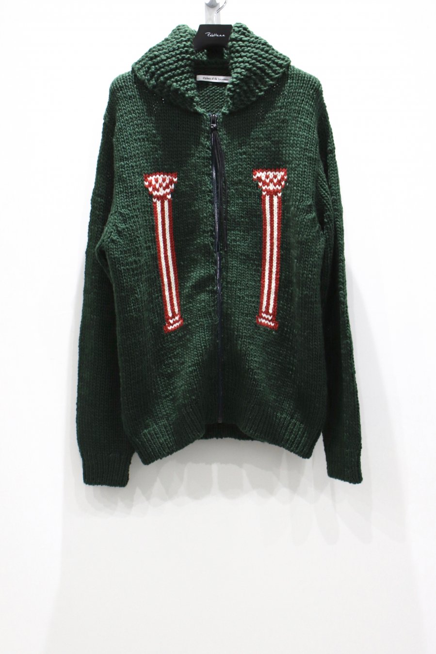 Children of the discordance（チルドレン オブ ザ ディスコーダンス）のZACARITEK COWICHAN HAND  KNIT-GREEN（ニット）の通販サイト-大阪 堀江 PALETTE art alive（パレットアートアライヴ）-