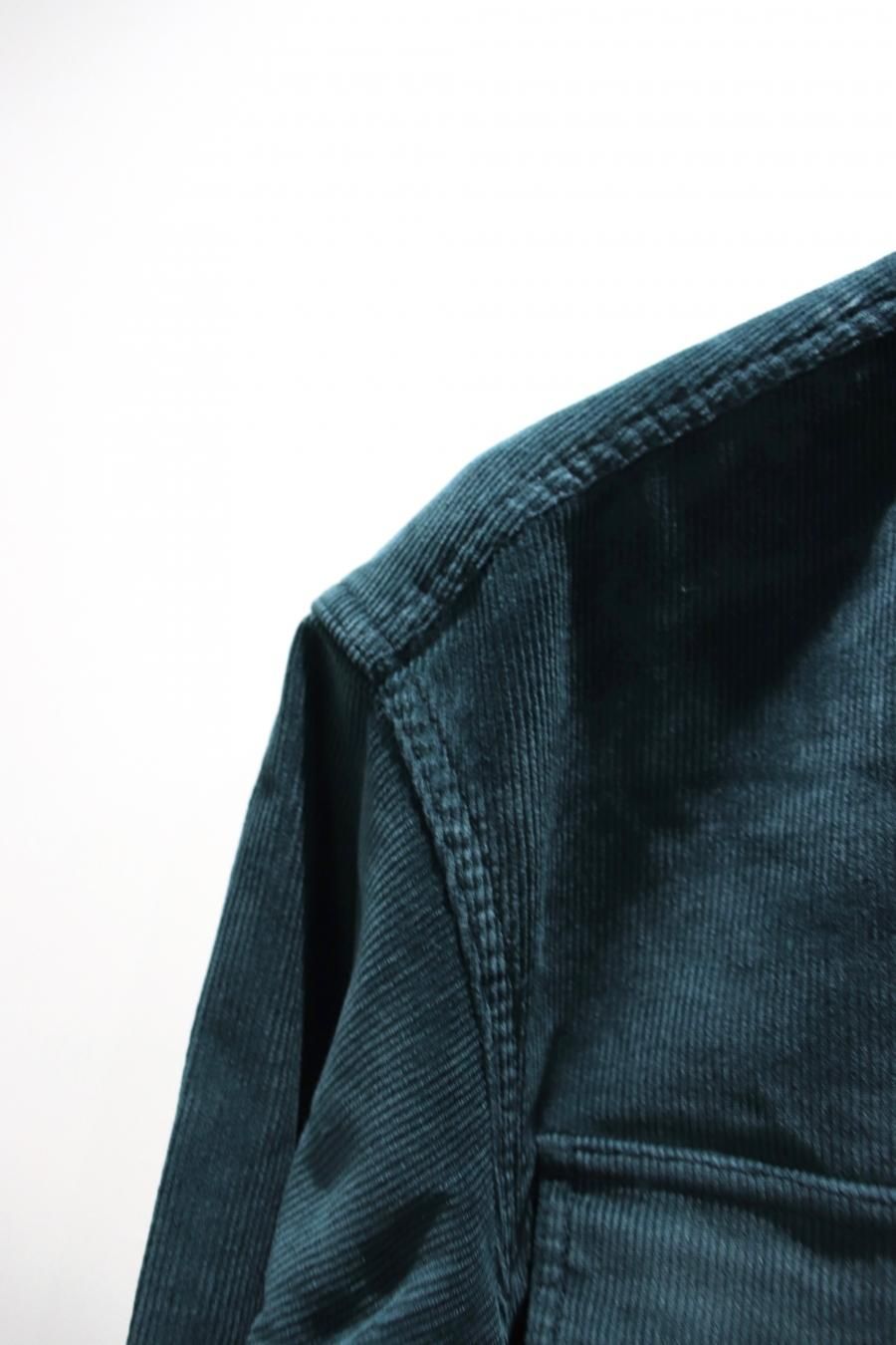 VICTORIA（ヴィクトリア）の1/4 ZIP CORDUROY PULLOVER SHIRT-DARK 