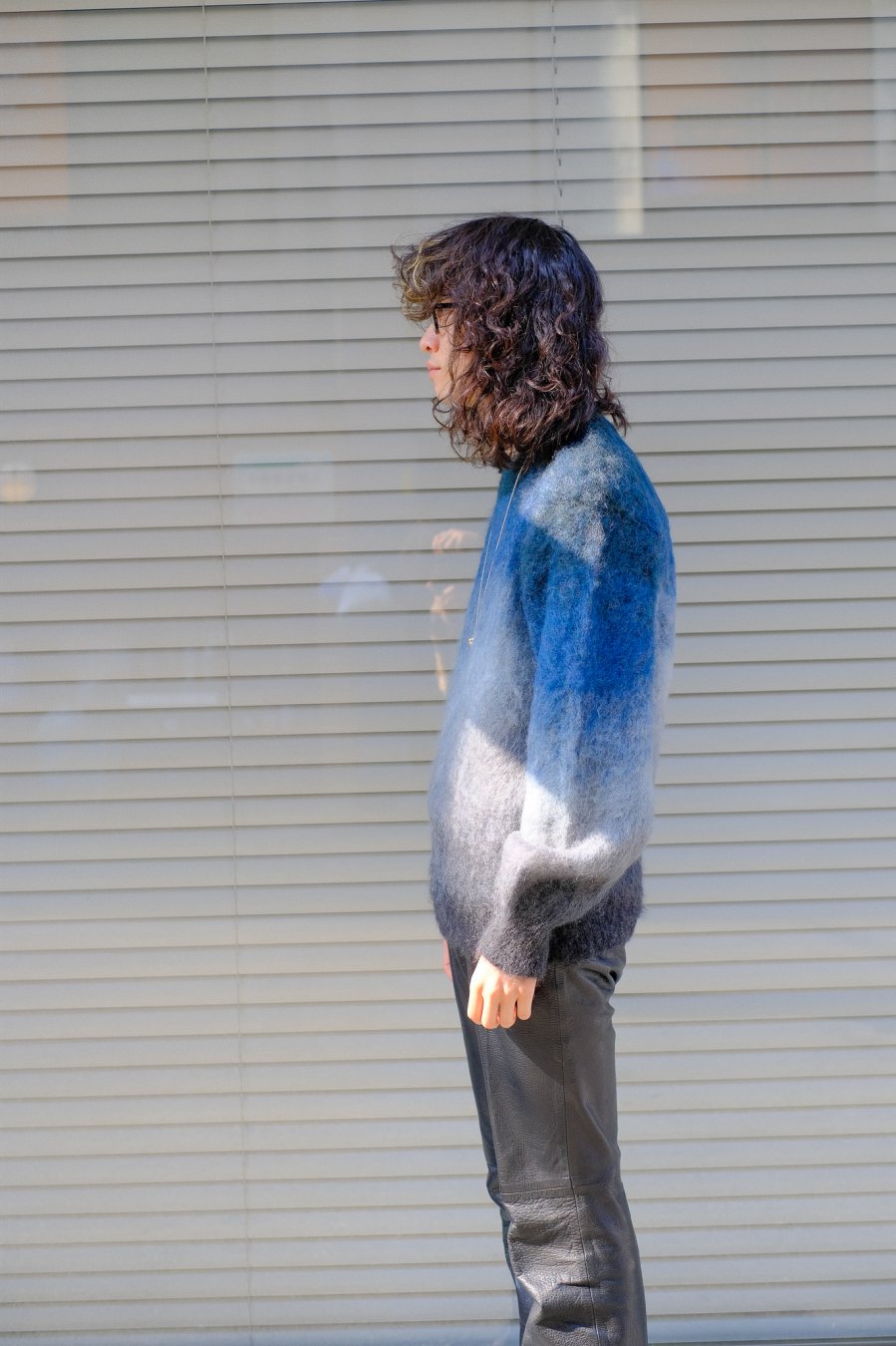 TASHIRO（タシロ）のGradation Mohair Knit-MIST（モヘアニット）の