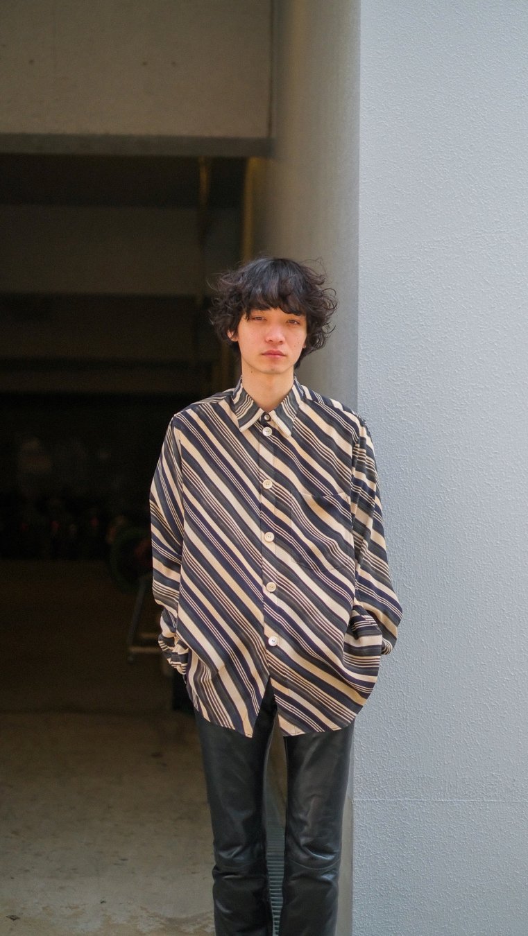 MASU（エムエーエスユー）の VASE PATTERN SHIRT FADED BLACK（シャツ