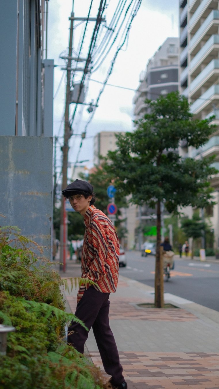 MASU（エムエーエスユー）の VASE PATTERN SHIRT FADED ORANGE（シャツ