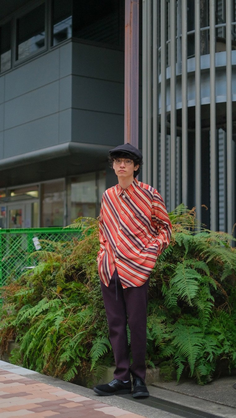 MASU（エムエーエスユー）の VASE PATTERN SHIRT FADED ORANGE（シャツ