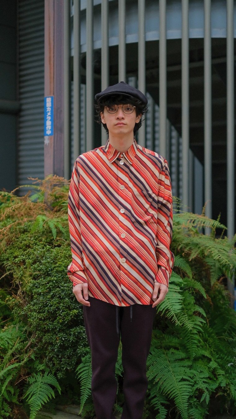 MASU（エムエーエスユー）の VASE PATTERN SHIRT FADED ORANGE（シャツ