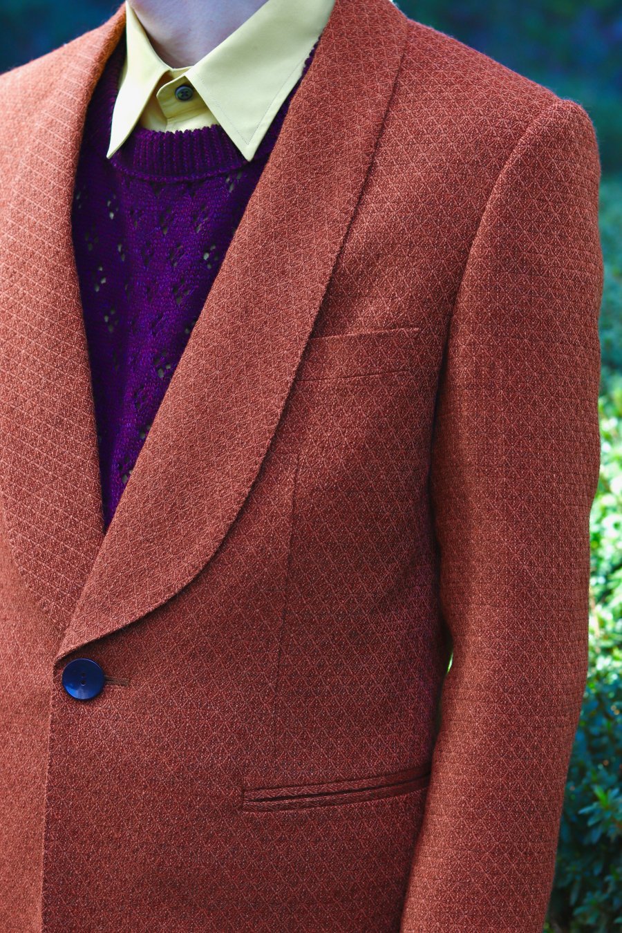 MASU（エムエーエスユー）のSMOKING JACKET BROWN（ジャケット）の通販 