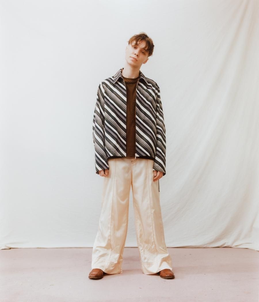 MASU（エムエーエスユー）のRIBBON WIDE TROUSERS BLACK（パンツ）の 