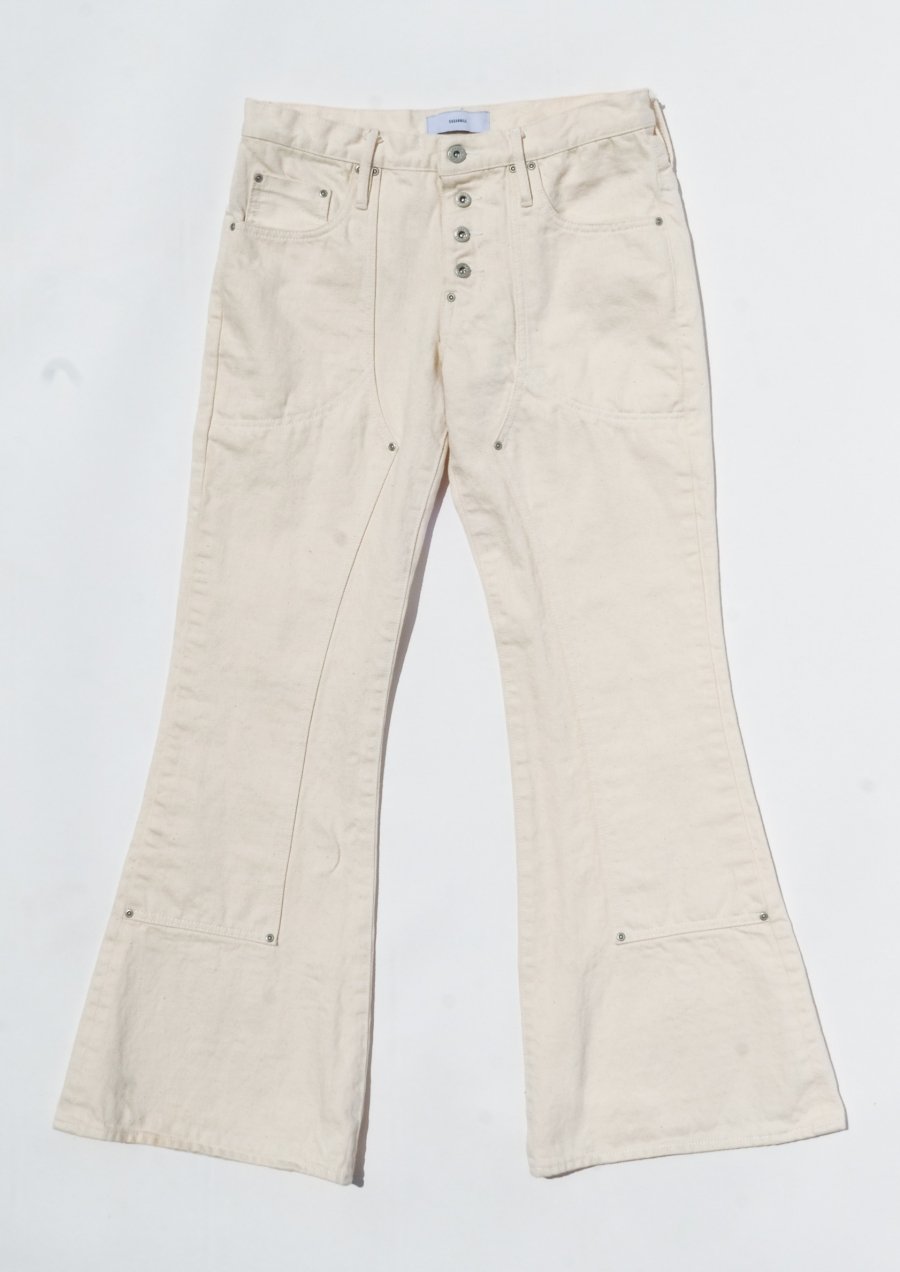 SUGARHILL（シュガーヒル）のWashed Double Knee Bell Bottom Denim 