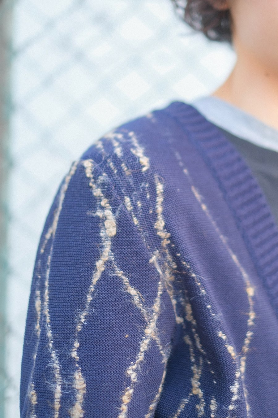 Nobuyuki Matsui（ノブユキ マツイ）のCardigan NAVY（カーディガン 