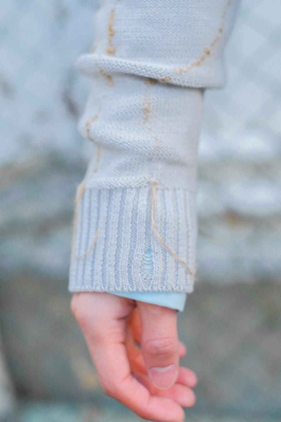 Nobuyuki Matsui（ノブユキ マツイ）のCardigan GRAY