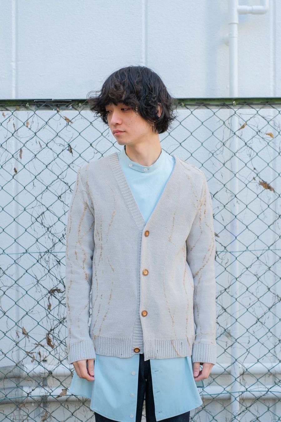 Nobuyuki Matsui（ノブユキ マツイ）のCardigan GRAY（カーディガン