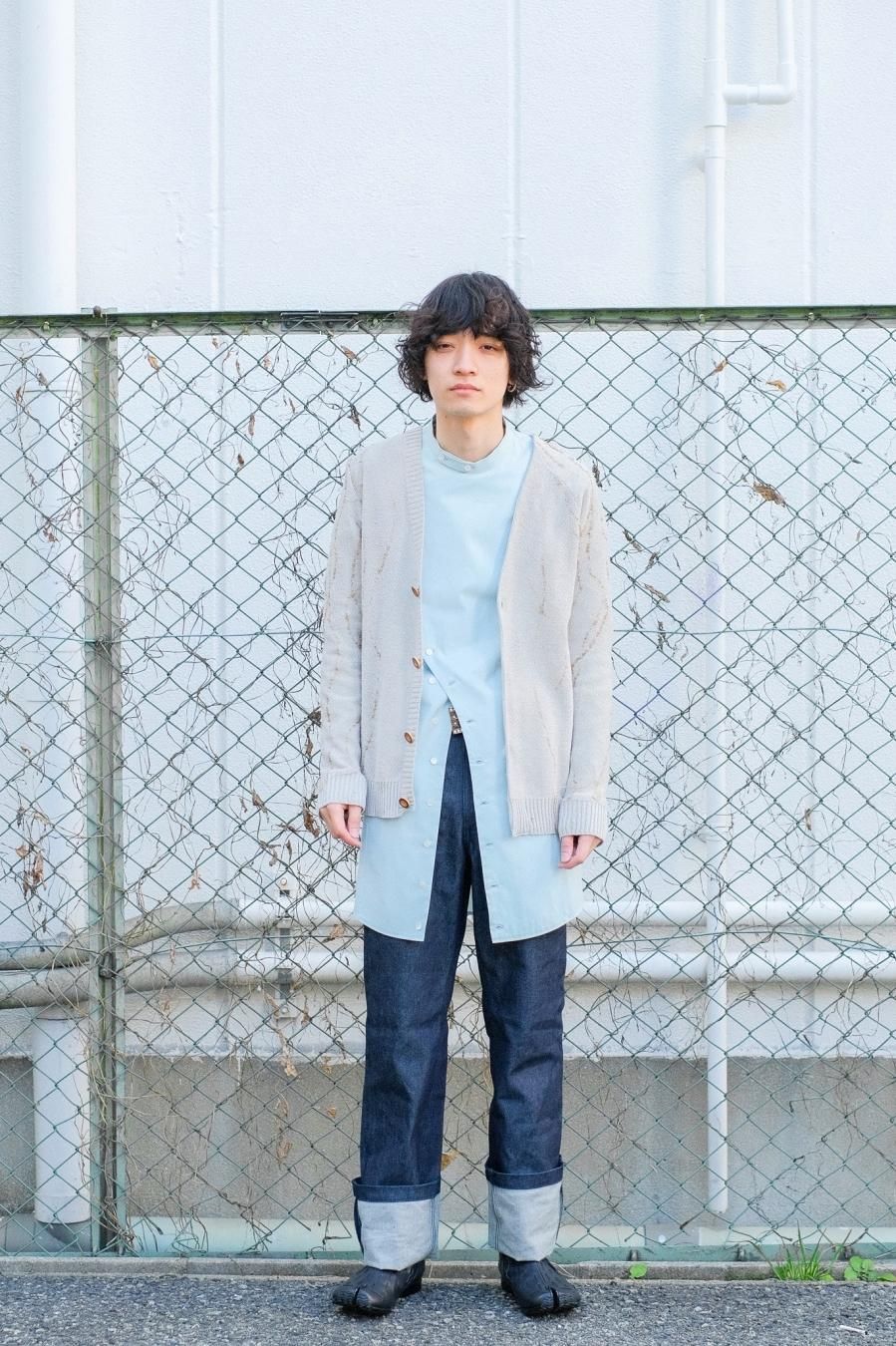 Nobuyuki Matsui collarless mohair coat smcint.com