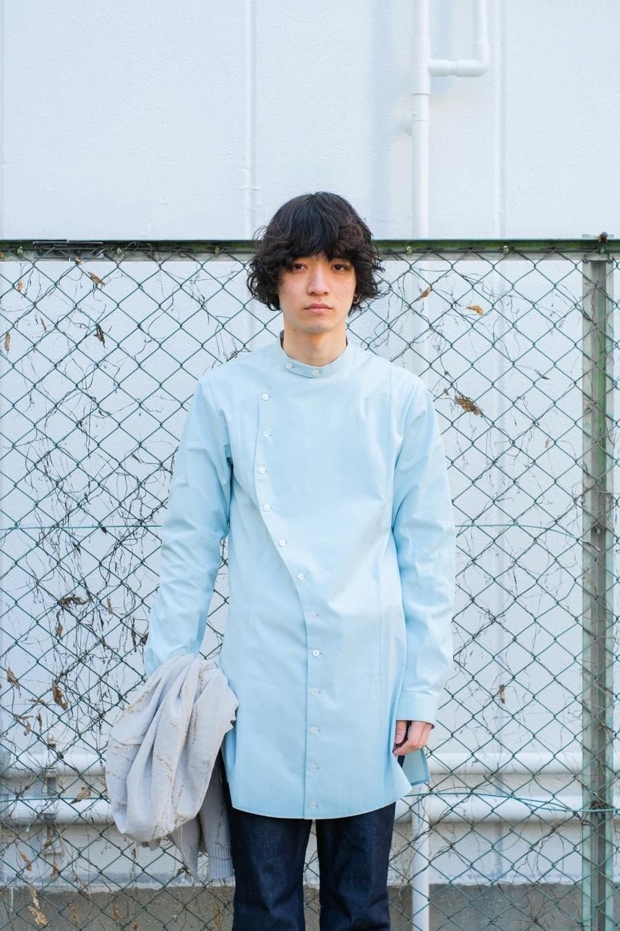 Nobuyuki Matsui（ノブユキ マツイ）のDoublet front shirts SKY