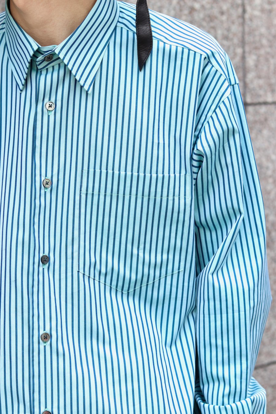 LITTLEBIG 21ss STRIPE DRESS SHIRT 美品-