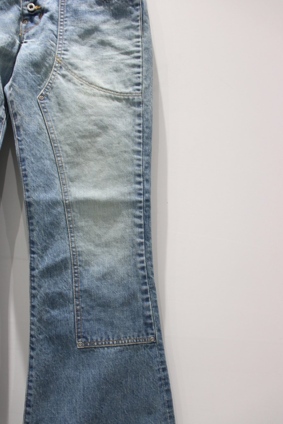 SUGARHILL（シュガーヒル）のFaded Double Knee Bell Bottom Denim