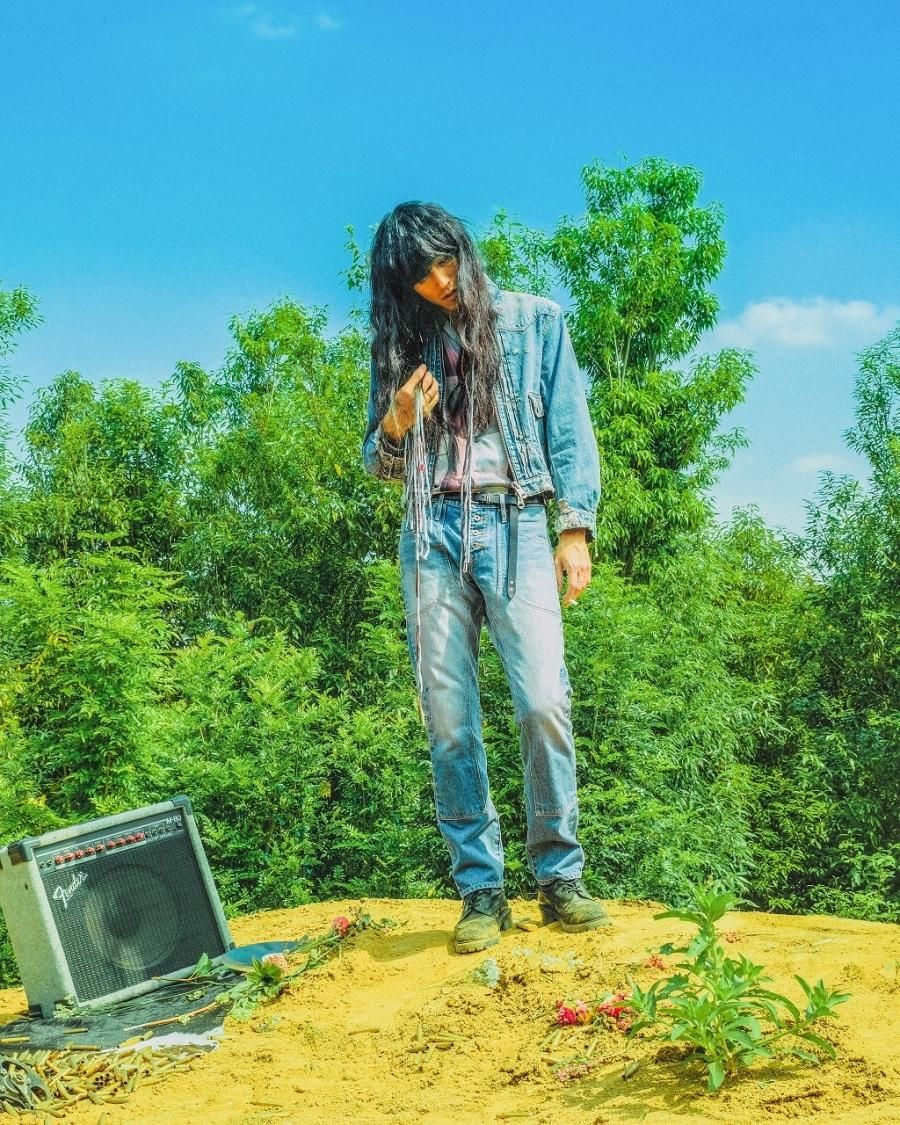 SUGARHILL(シュガーヒル)のZip-up Denim Damaged Jackert SUGARHILL(シュガーヒル)のZip-up Denim Damaged Jackert
