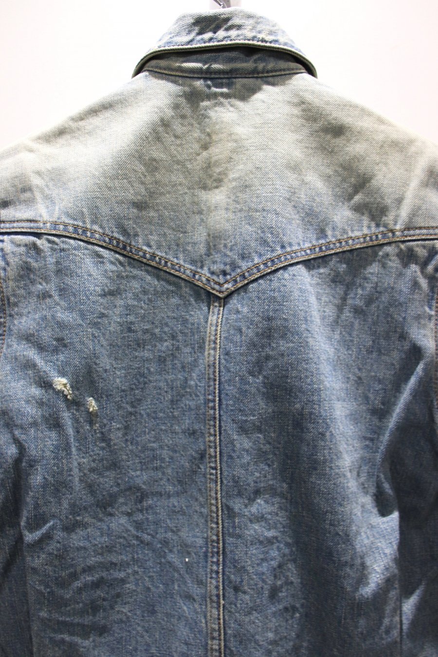 SUGARHILL（シュガーヒル）のZip-up Denim Damaged Jackert FADED ...