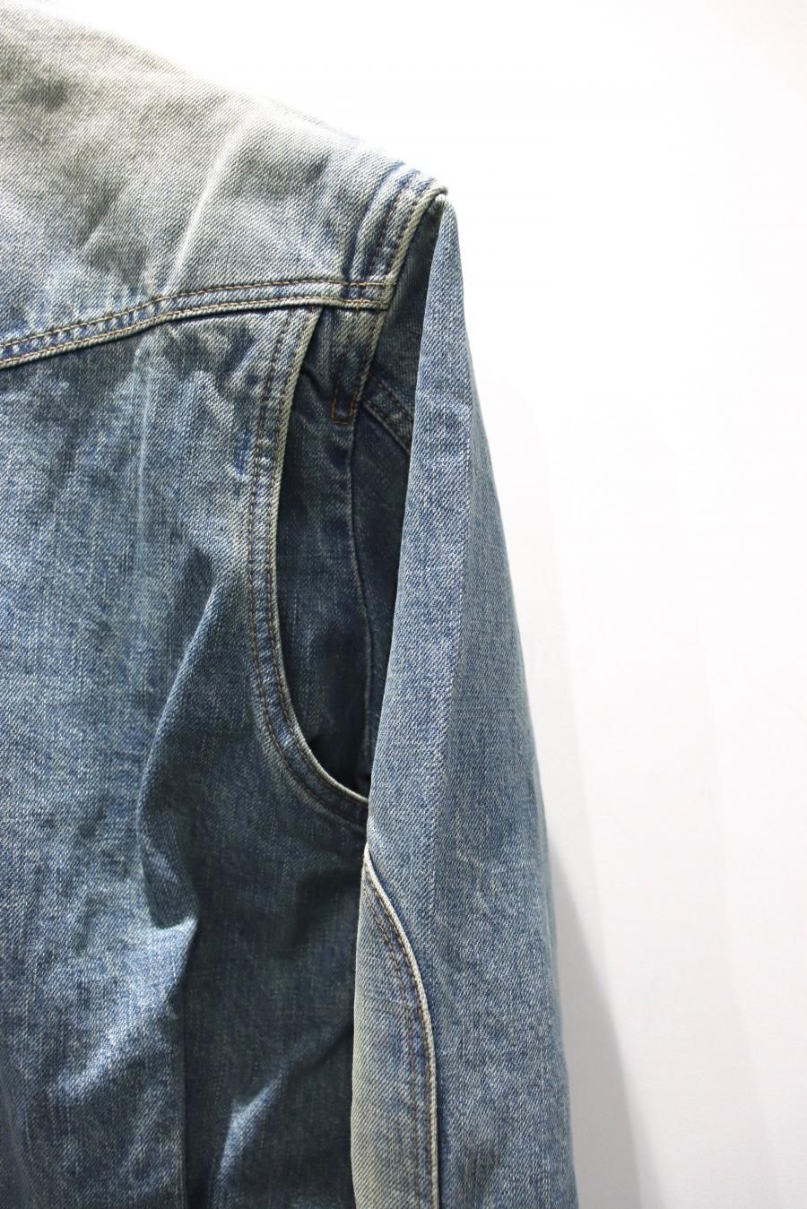 SUGARHILL(シュガーヒル)のZip-up Denim Damaged Jackert SUGARHILL(シュガーヒル)のZip-up Denim Damaged Jackert