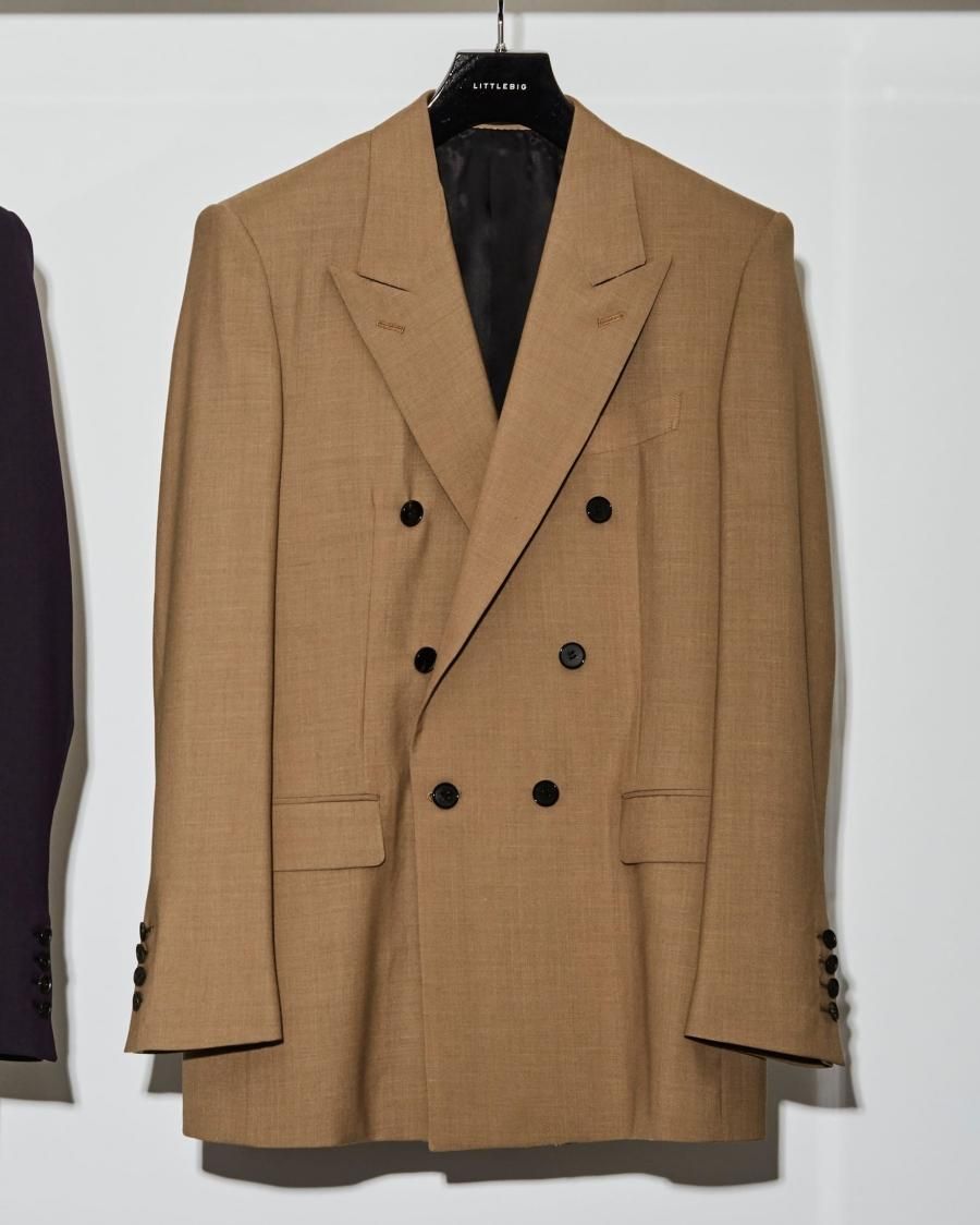 LITTLEBIG(リトルビッグ)のDouble Breasted Jacket Black or Camel(ジャケット)の通販サイト-大阪 堀江 PALETTE art alive(パレットアートアライヴ)- LITTLEBIG(リトルビッグ)のDouble Breasted Jacket Black or Camel(ジャケット)の通販サイト-大阪 堀江 PALETTE art alive(パレットアートアライヴ)-