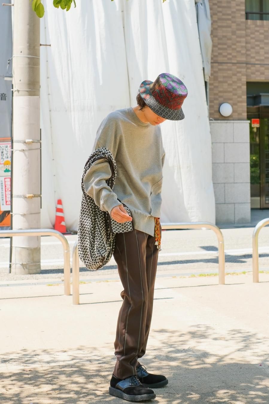 LITTLEBIG（リトルビッグ）の21SS Stripe Slim Trousers-Black or Navy or  Brown（スリムトラウザーズ）の通販サイト-大阪 堀江 PALETTE art alive（パレットアートアライヴ）-