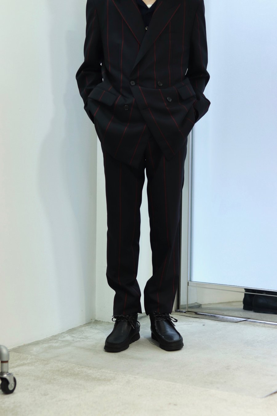 LITTLEBIG（リトルビッグ）の21SS Stripe Slim Trousers-Black or Navy or  Brown（スリムトラウザーズ）の通販サイト-大阪 堀江 PALETTE art alive（パレットアートアライヴ）-