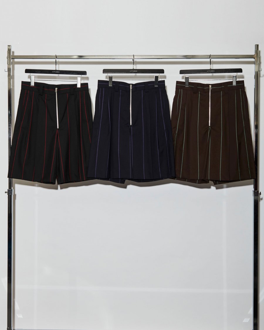 LITTLEBIG（リトルビッグ）のStripe Short Trousers-Black or Navy or 
