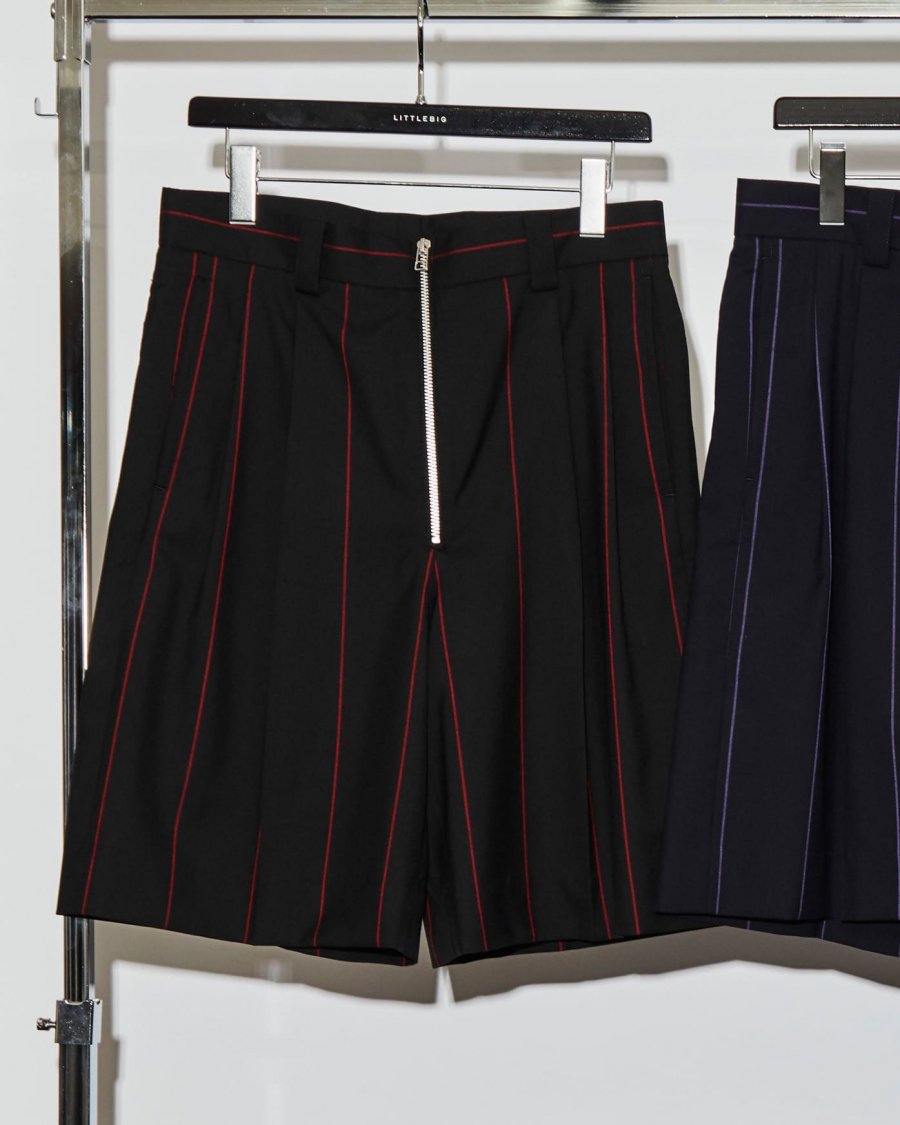 LITTLEBIG（リトルビッグ）のStripe Short Trousers-Black or Navy or  Brown（ショートトラウザーズ）の通販サイト-大阪 堀江 PALETTE art alive（パレットアートアライヴ）-