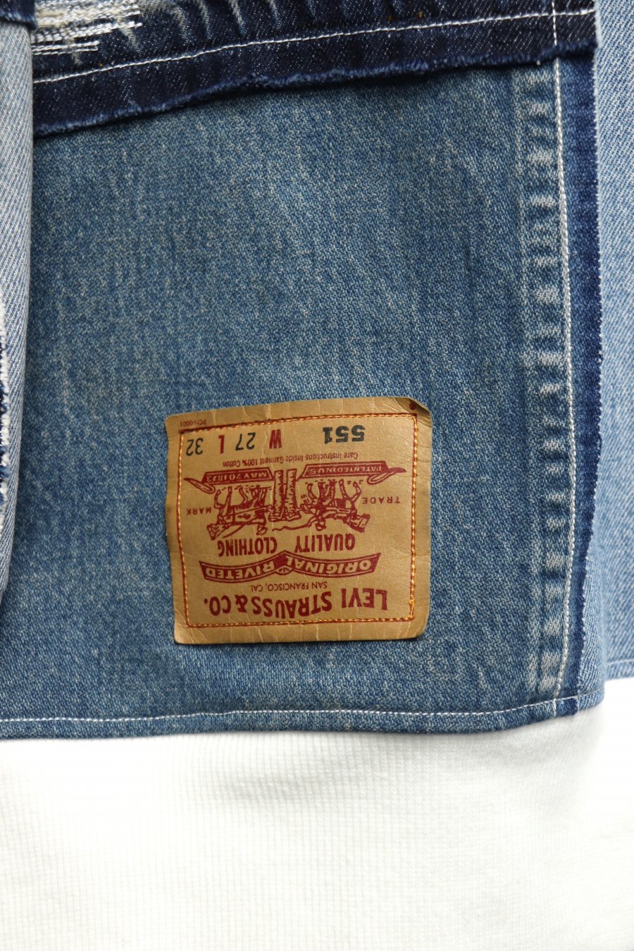 Takaya Hioki（タカヤヒオキ）のcutoff vintage denim sweat 1（デニムスウェット）の通販サイト-大阪 堀江  PALETTE art alive（パレットアートアライヴ）-