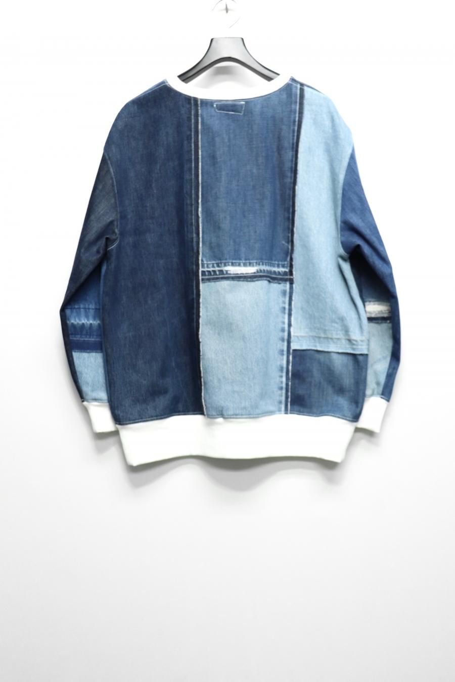 Takaya Hioki（タカヤヒオキ）のcutoff vintage denim sweat 1