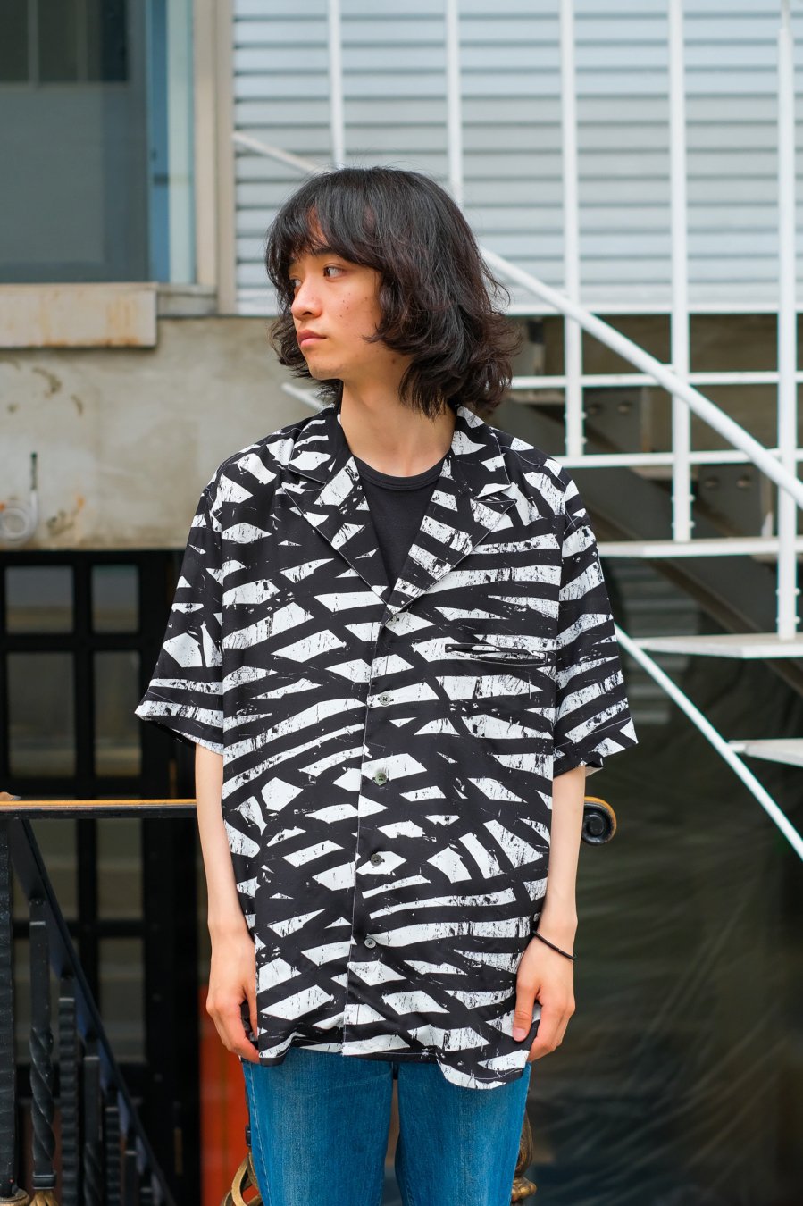 LITTLEBIG（リトルビッグ）のPrint Open Collared S/S SH（シャツ）の通販サイト-大阪 堀江 PALETTE art  alive（パレットアートアライヴ）-