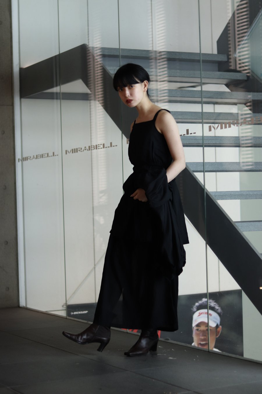 BELPER（ベルパー）のDOCKING DRESS-BLACK（ドッキング