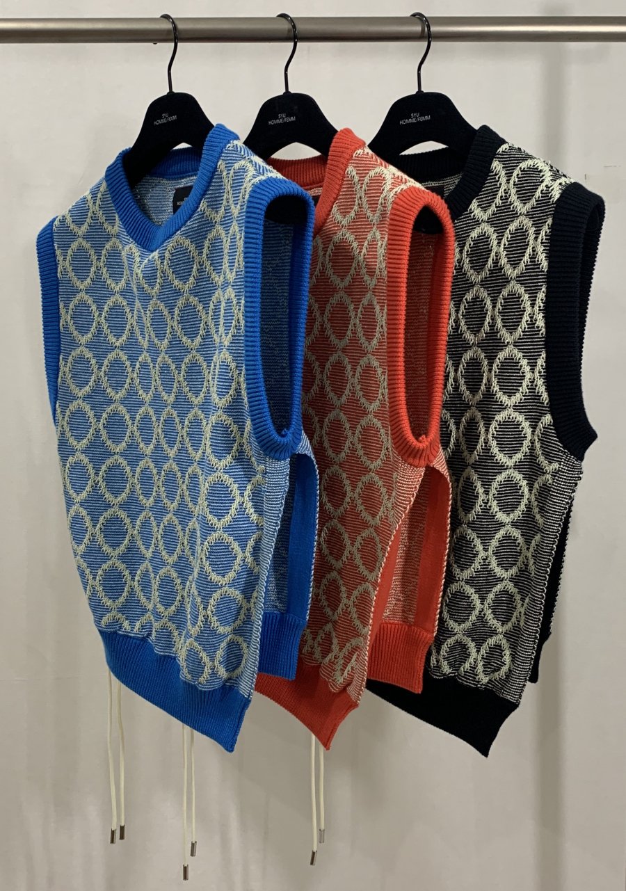 SYU.HOMME/FEMM（シュウ オム フェム）のTambourine Knit Vest（ニット 