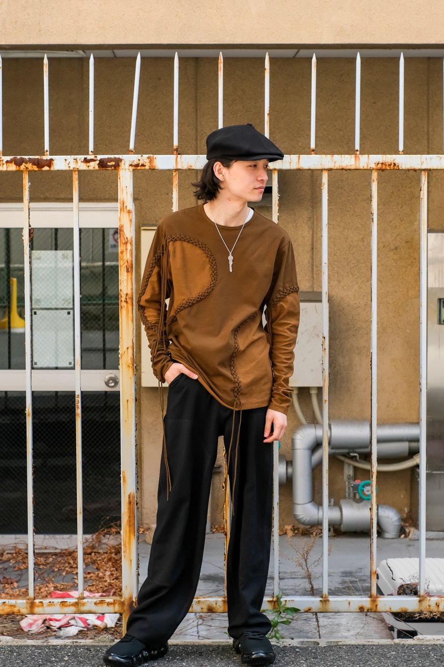 JOHN MASON SMITH（ジョンメイソンスミス）のDOUBLE KNEE WORK PANTS BLACK（パンツ）の通販サイト-大阪 堀江  PALETTE art alive（パレットアートアライヴ）-