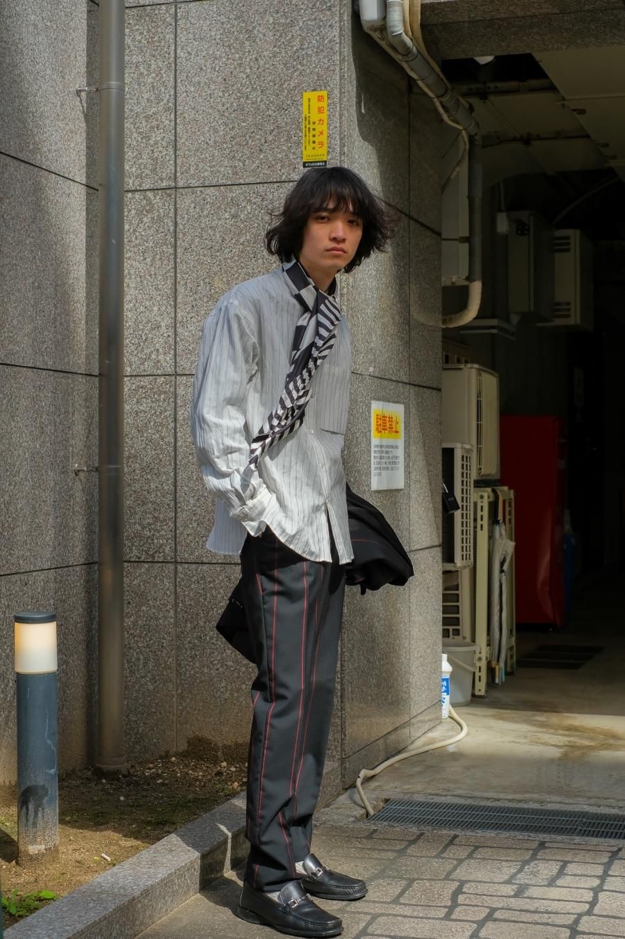 JOHNMASONSMITH ストライプコート