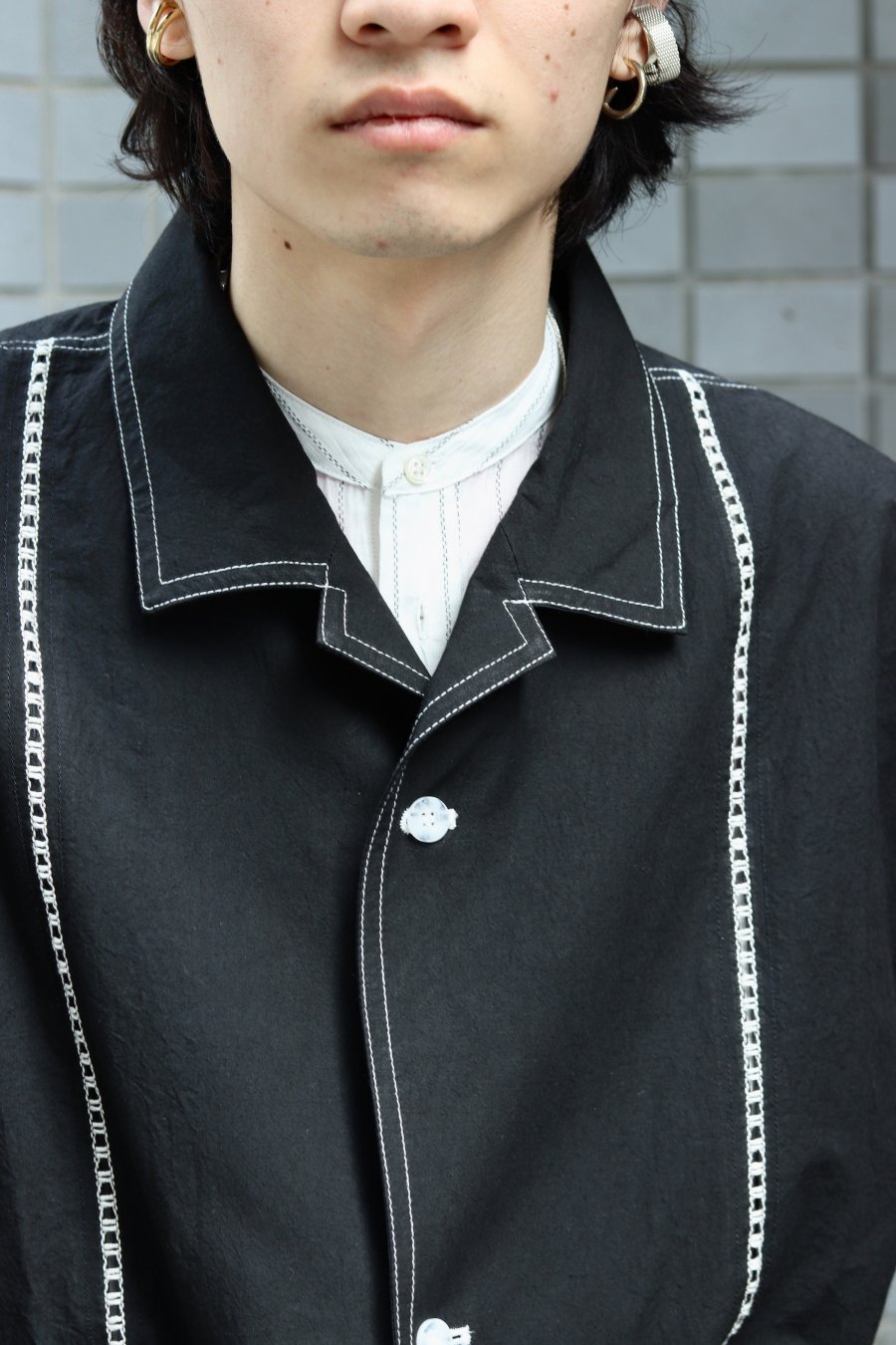 SHINYAKOZUKA(シンヤコズカ)のLADDER STITCH JACKET(ジャケット)の通販サイト-大阪 堀江 PALETTE art  alive（パレットアートアライヴ）-