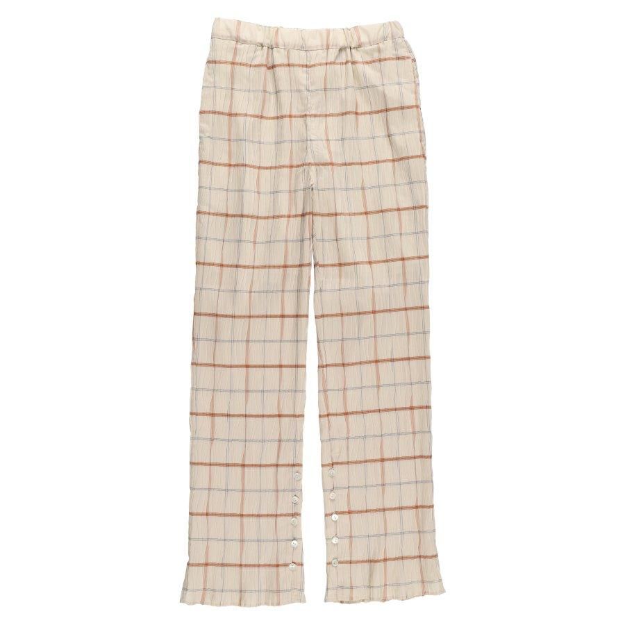 BELPER（ベルパー）のPLEATED PANTS-SQUARE CHECK（プリーツパンツ）の ...