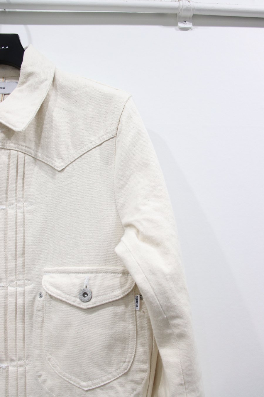 SUGARHILL（シュガーヒル）のCLASSIC DENIM JUMPSUIT-OFF WHITE